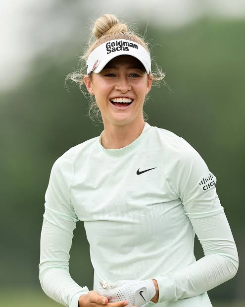 Nelly Korda asks Tiger Woods TGL format before 2026 comeback win season sees the other end of Upper Deck partnership.